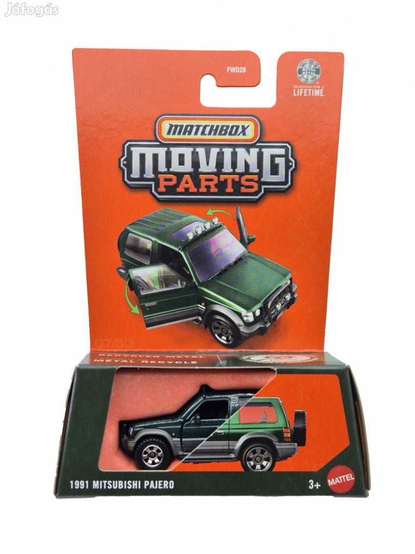 Matchbox Moving Parts - Mitsubishi Pajero 1991 - Matchbox -