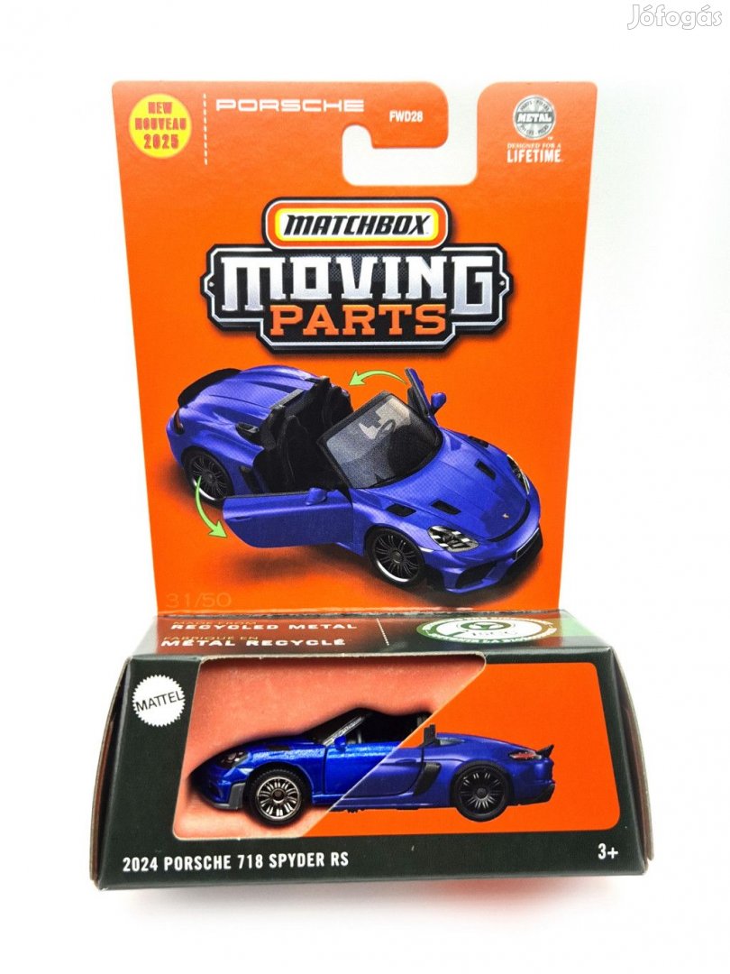 Matchbox Moving Parts - Porsche 718 Spyder RS (2024) - Matchbox  - 1: