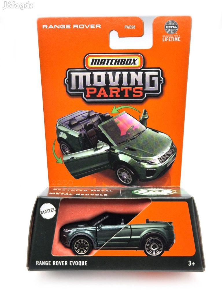 Matchbox Moving Parts - Range Rover Evoque -  Matchbox - 1:64