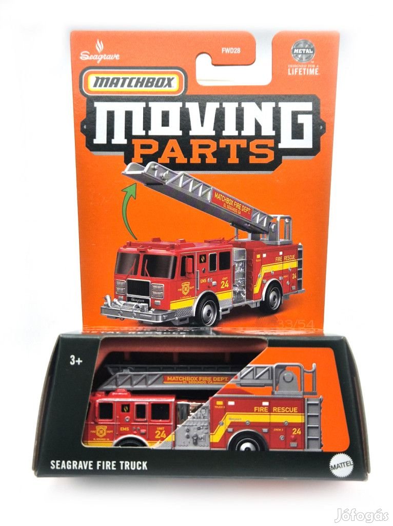 Matchbox Moving Parts - Seagrave Fire Truck -  Matchbox - 1:64