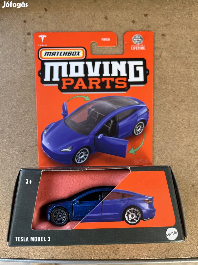 Matchbox Moving Parts - Tesla Model 3 Új