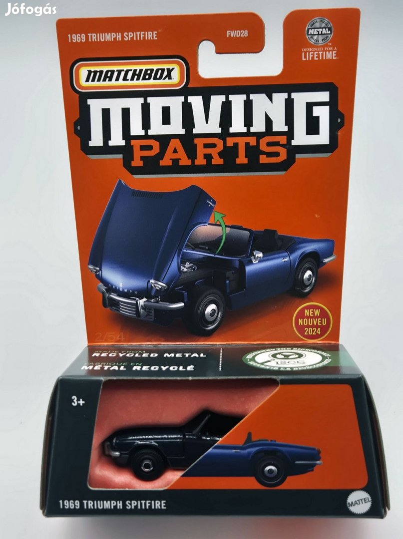 Matchbox Moving Parts - Triumph Spitfire (1969) -  Matchbox - 1:64