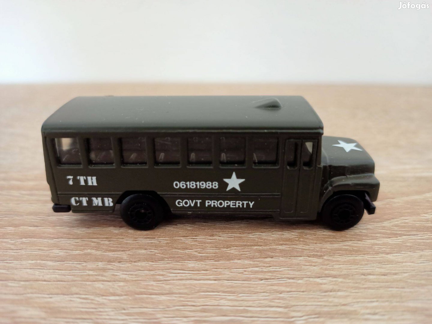 Matchbox No 47 School Bus Military Army Green