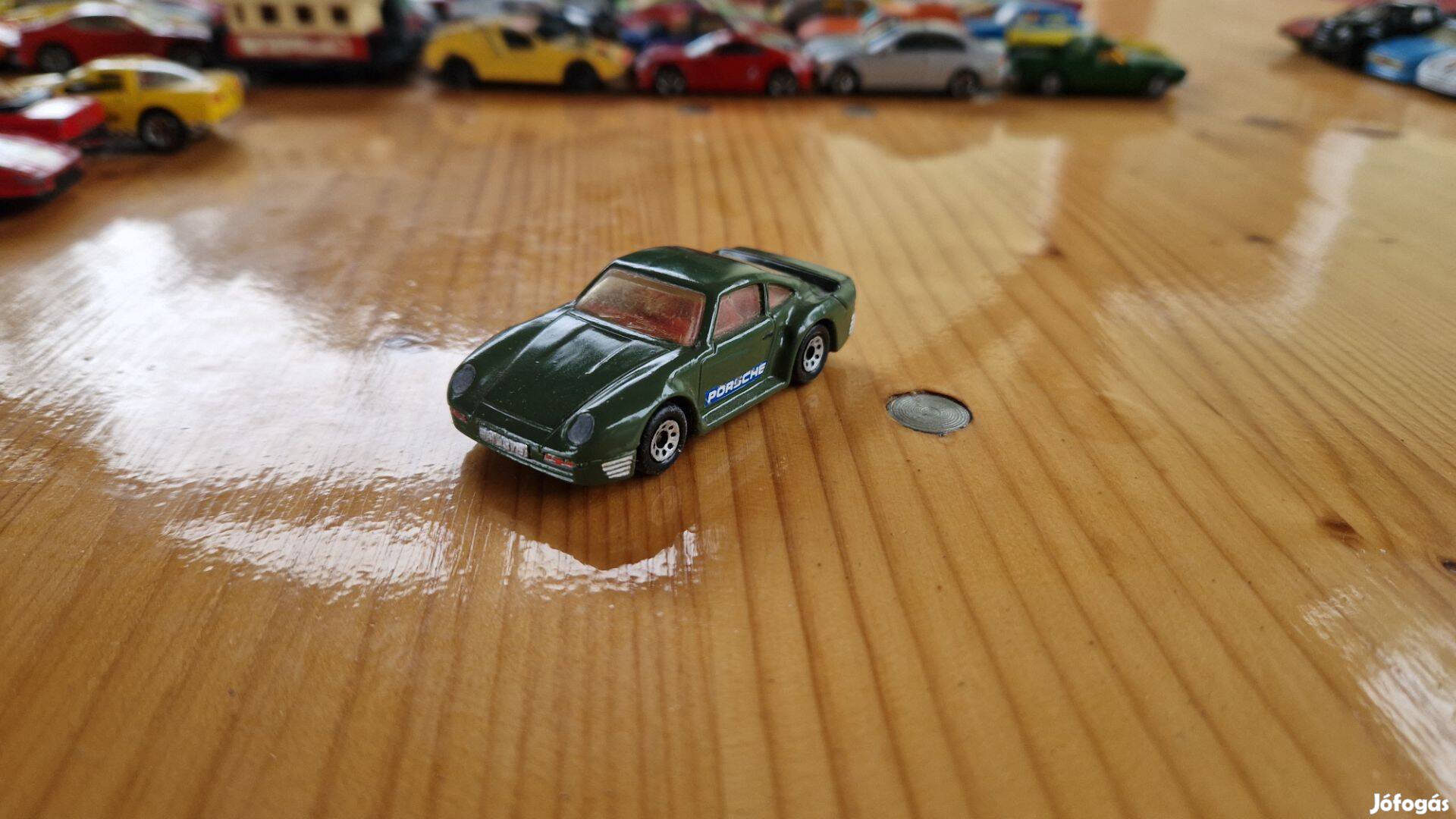 Matchbox Porsche 959 sötétzöld Kisautó