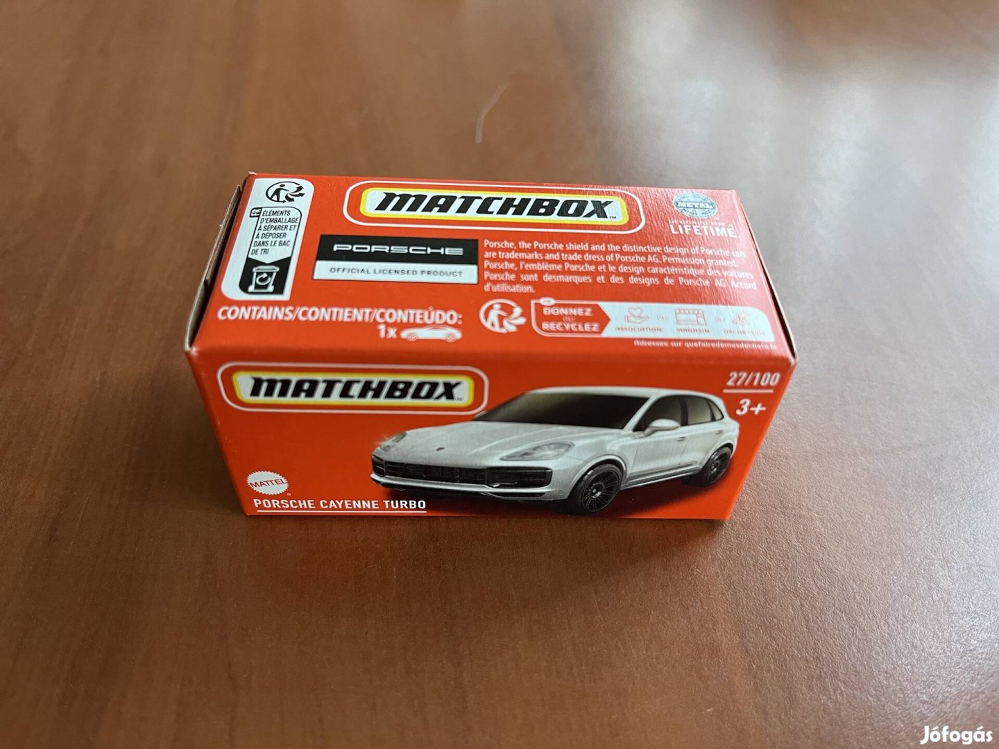 Matchbox Porsche Cayenne Turbo papírdobozos Új