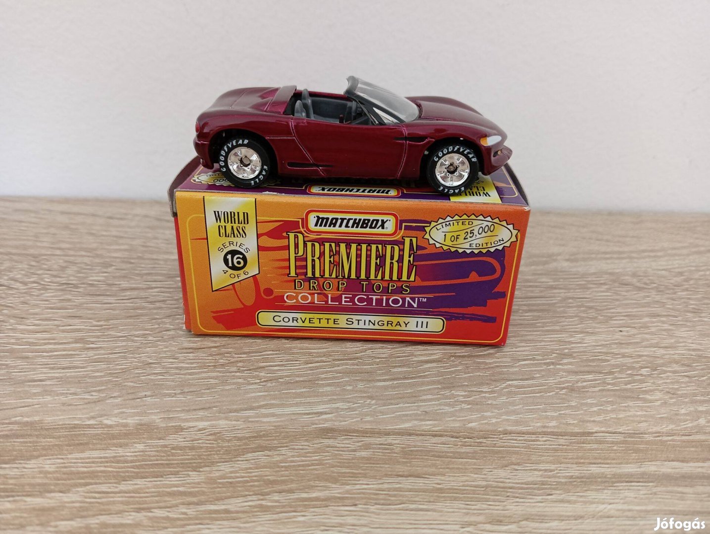 Matchbox Premiere Collection Corvette Stingray III Bordó