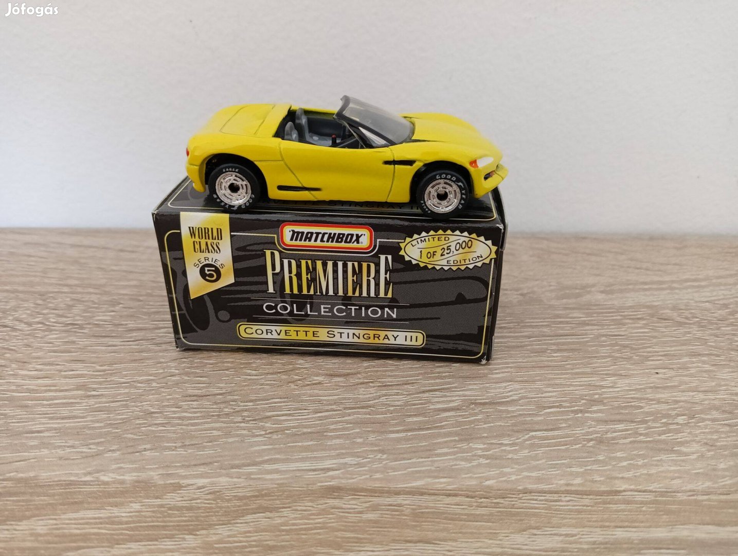 Matchbox Premiere Collection Corvette Stingray III sárga