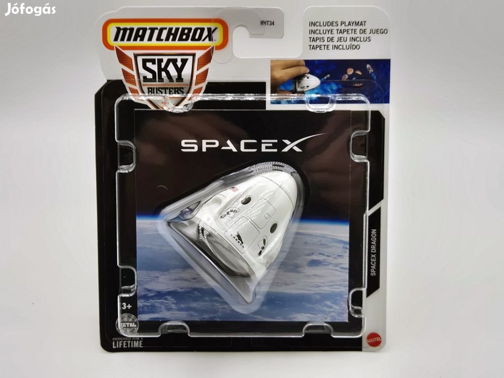 Matchbox Skybuster Series - SpaceX Dragon -  Matchbox - 1:64