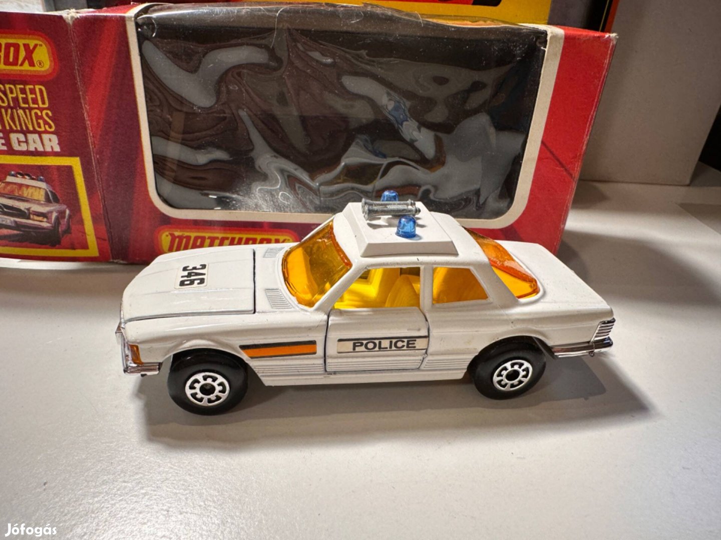 Matchbox Speedkings K-61 Mercedes Police Car Police