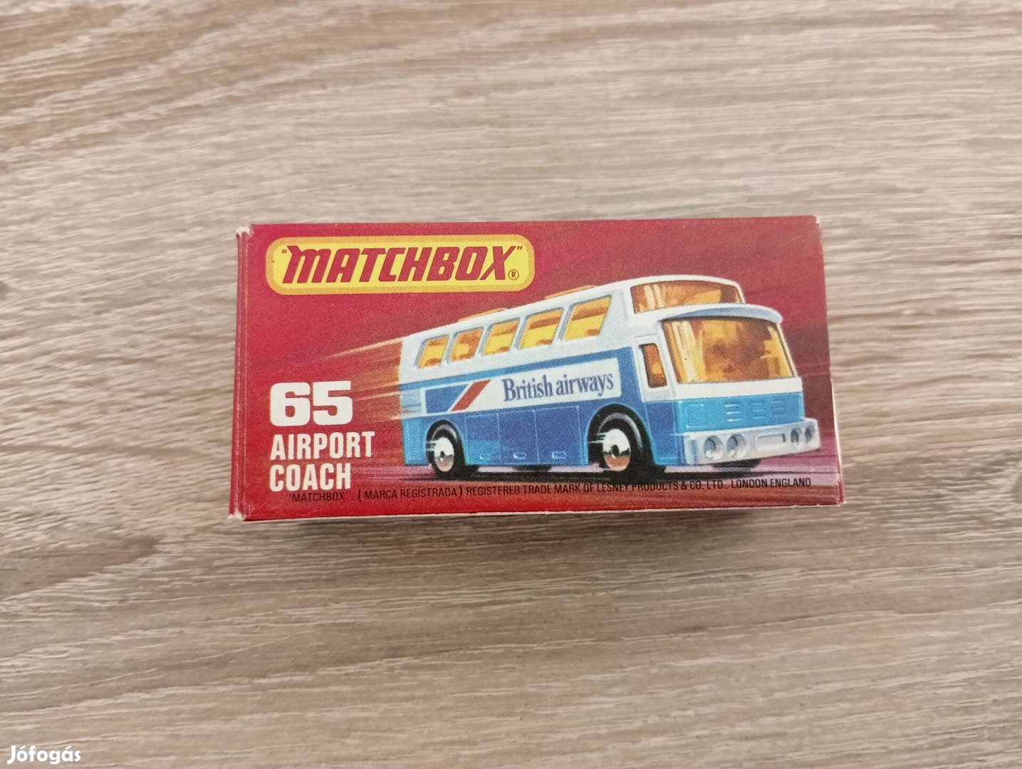 Matchbox Superfast 65 Airport BUS üres doboz