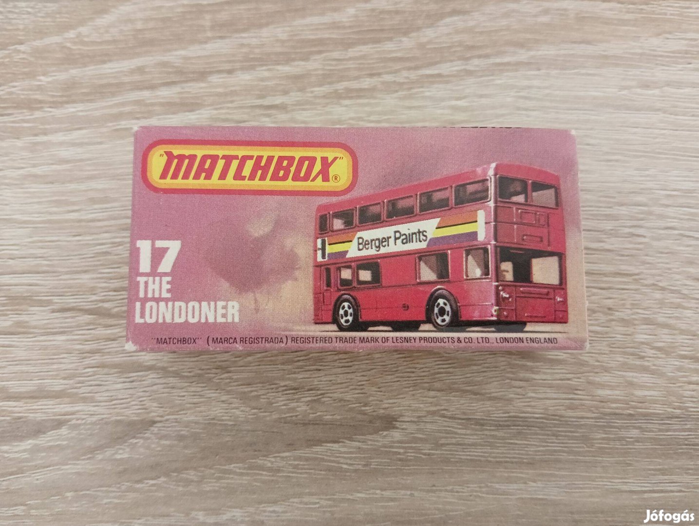 Matchbox Superfast MB17 The Londoner üres doboz