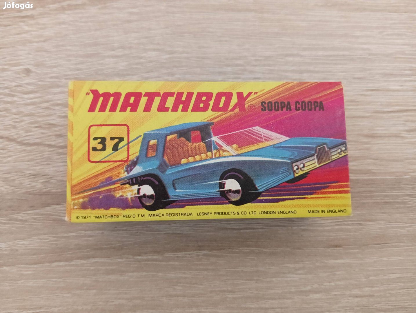 Matchbox Superfast No.37 Scoopa Coopa üres doboz