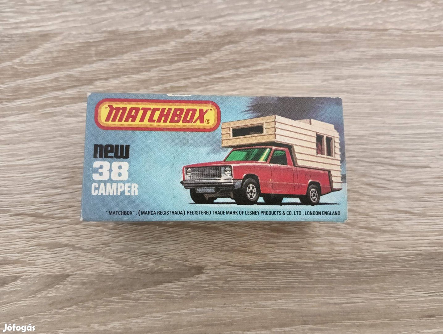 Matchbox Superfast No.38 Camper üres doboz