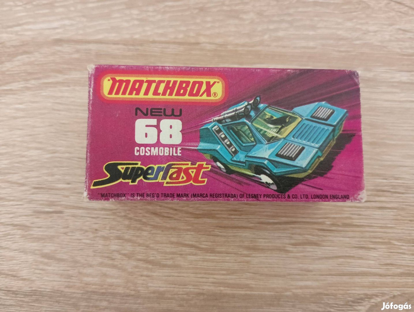 Matchbox Superfast No.68 Cosmobile üres doboz