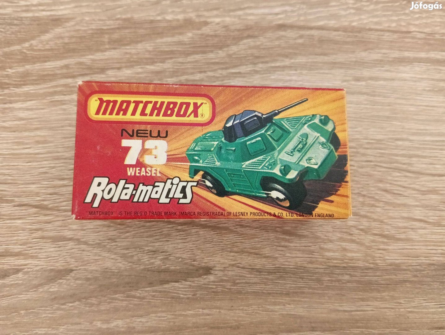 Matchbox Superfast No 73 Weasel üres doboz