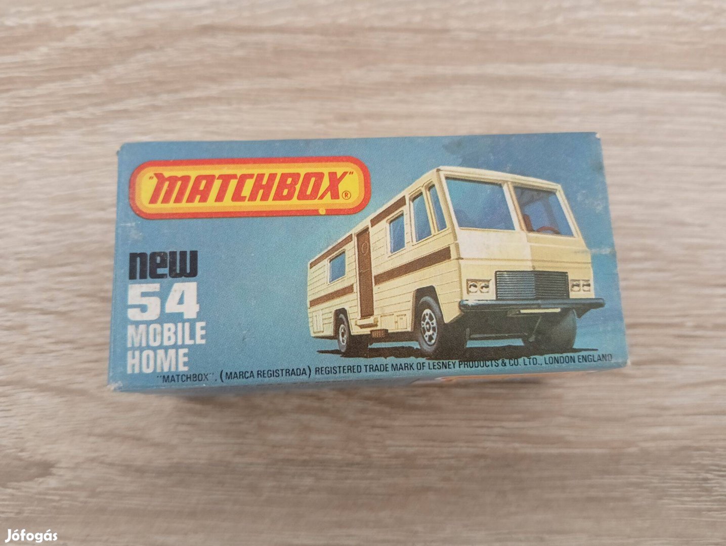 Matchbox Superfast No. 54 Mobile Home üres doboz