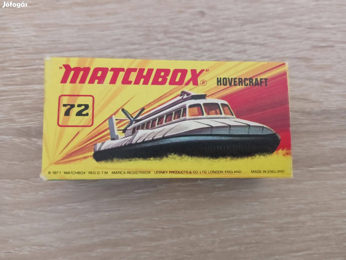 Matchbox Superfast - Hovercraft - No 72 üres doboz