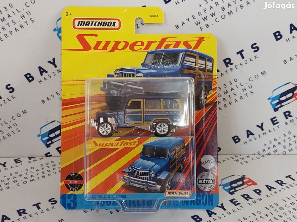 Matchbox Superfast - Willys Jeep Wagon (1962) -  Matchbox - 1:64