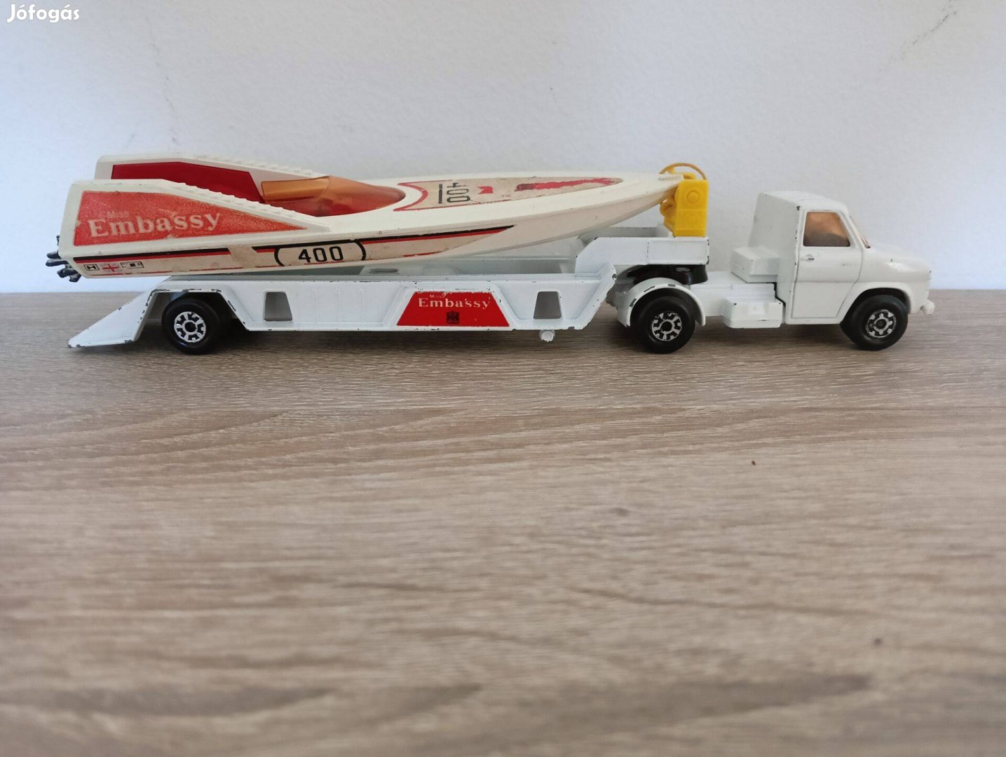 Matchbox Superkings Ford Truck K-27 Trailer with Motorboat