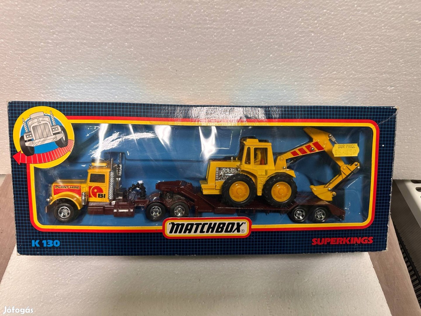 Matchbox Superkings K-130 Digger & Plough Transporter