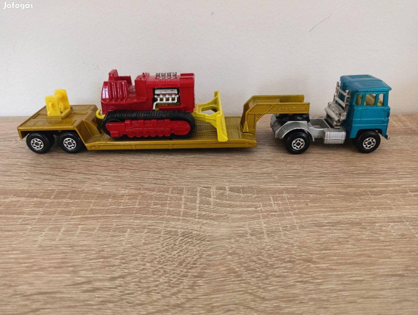 Matchbox Superkings K-23 "Scammell Low Loader" + Bulldozer