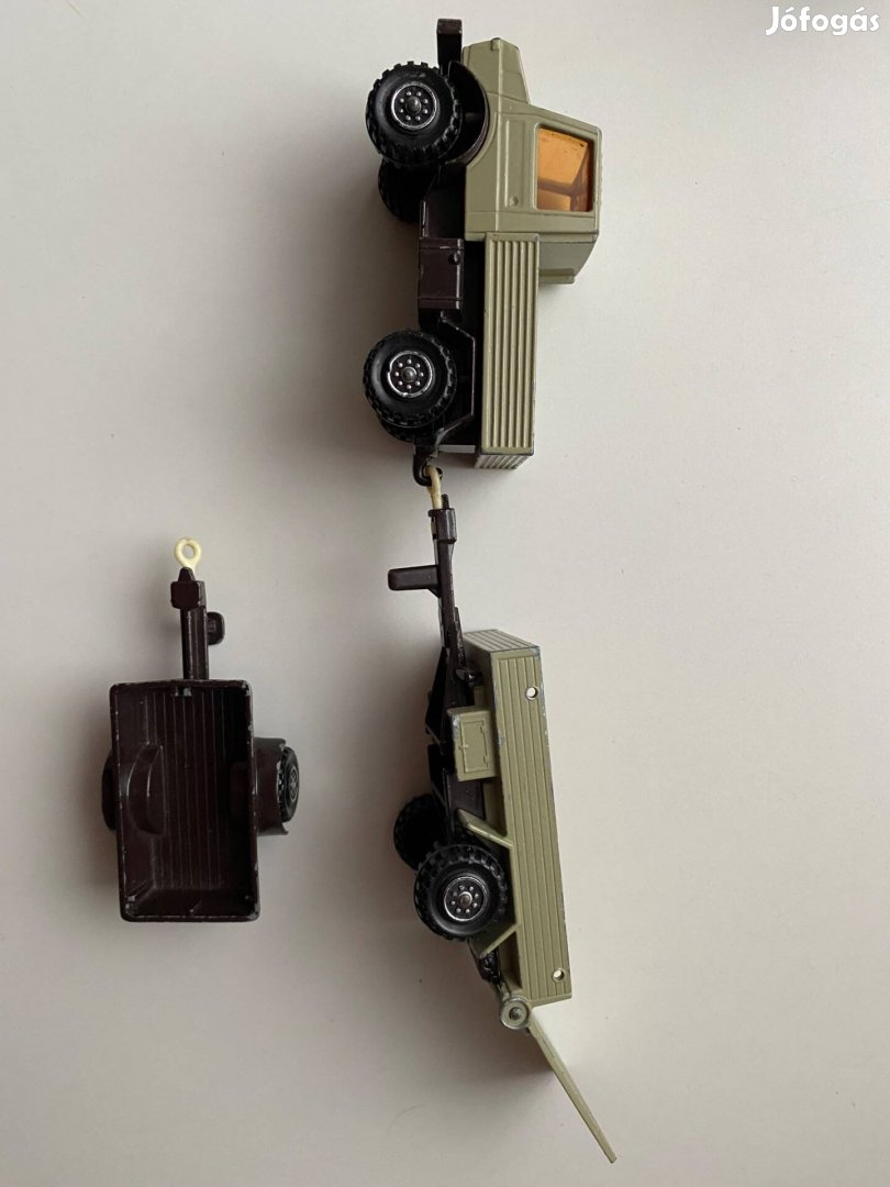 Matchbox Superkings K-30 Unimog + K32 + K31 farm trailer 1978