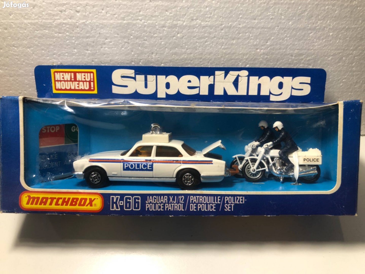 Matchbox Superkings K-66 Jaguar Xj12 Police Patrol