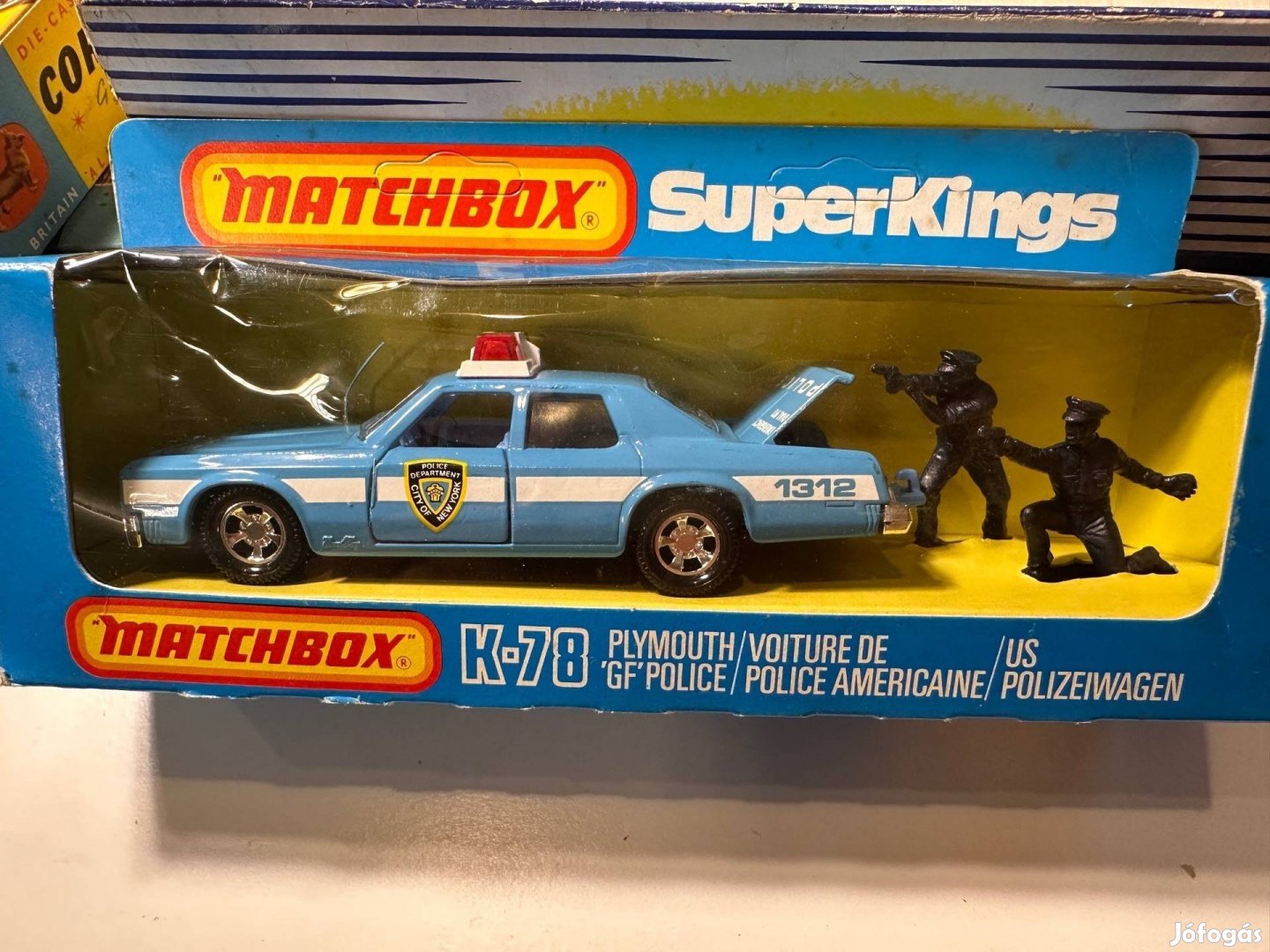 Matchbox Superkings K-78 Gran Fury Police (vkék)