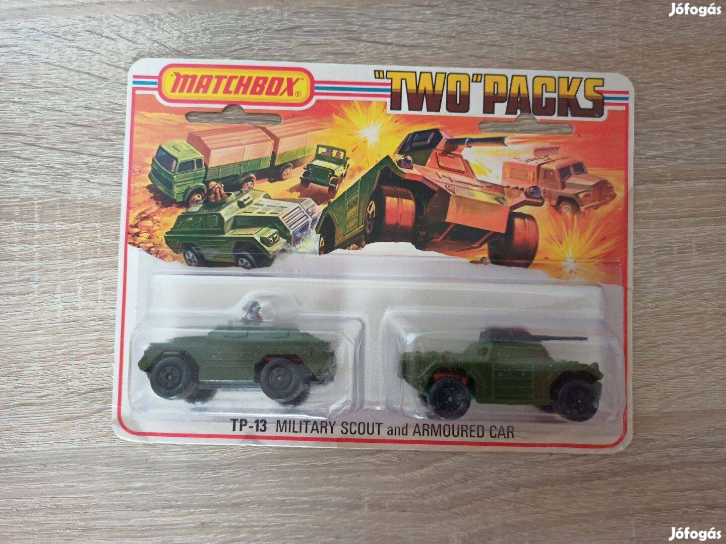 Matchbox TP13 Military Scout & Armoured Car bontatlan