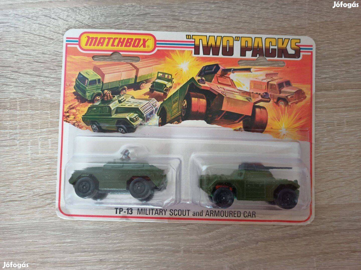 Matchbox TP13 Military Scout & Armoured Car bontatlan