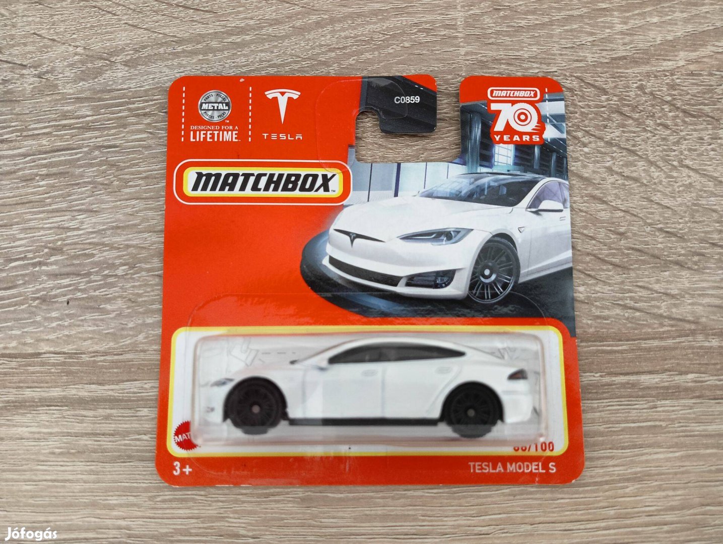 Matchbox Tesla Model S white 86/100