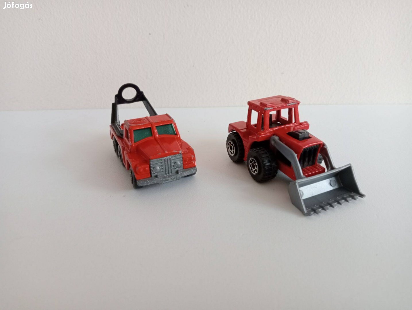 Matchbox Tractor Showel, és hiányos Cement Truck, 1976