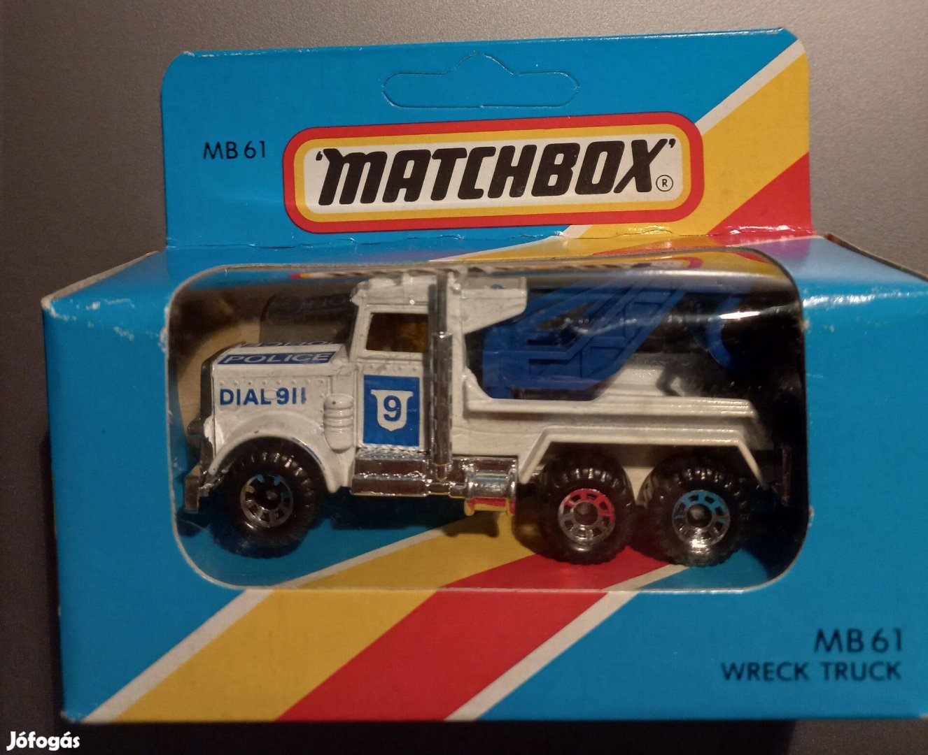 Matchbox Wreck Truck Police felirat