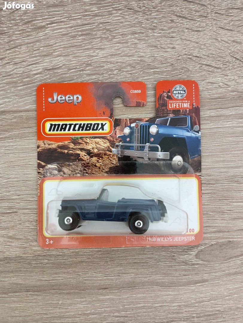 Matchbox #10/100 1948 Willys Blue Jeepster 4×4