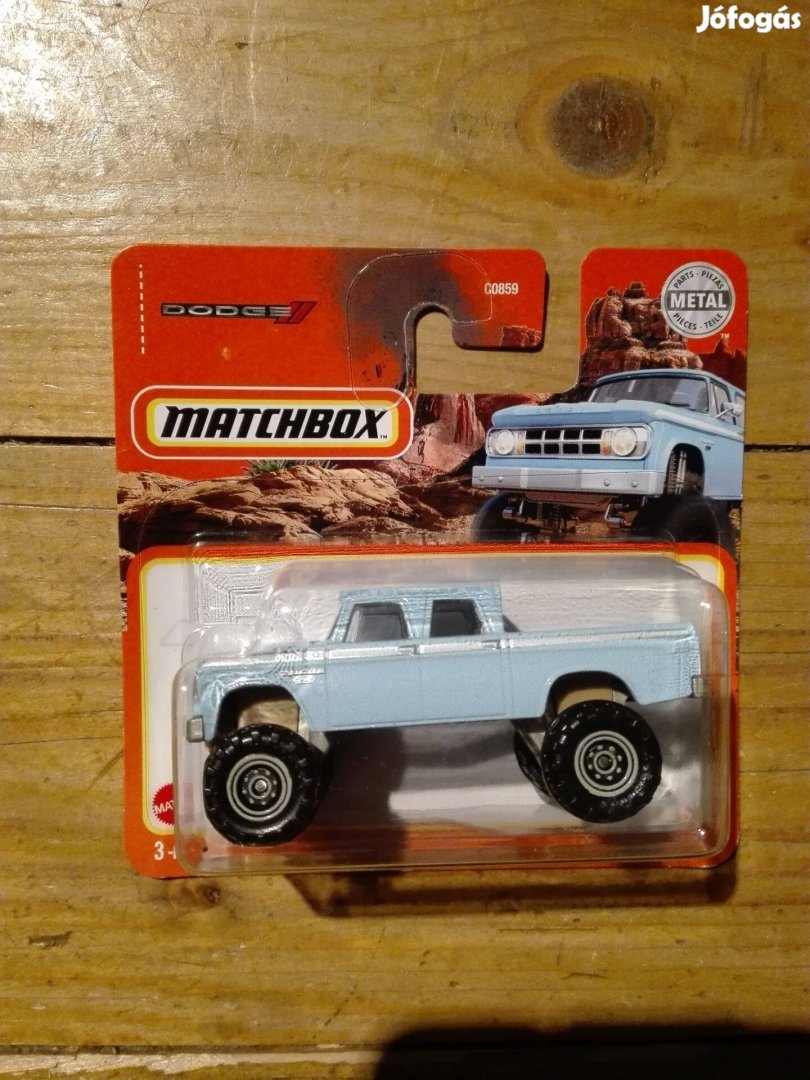 Matchbox: 1968 Dodge D200 Bontatlan 2019 kék