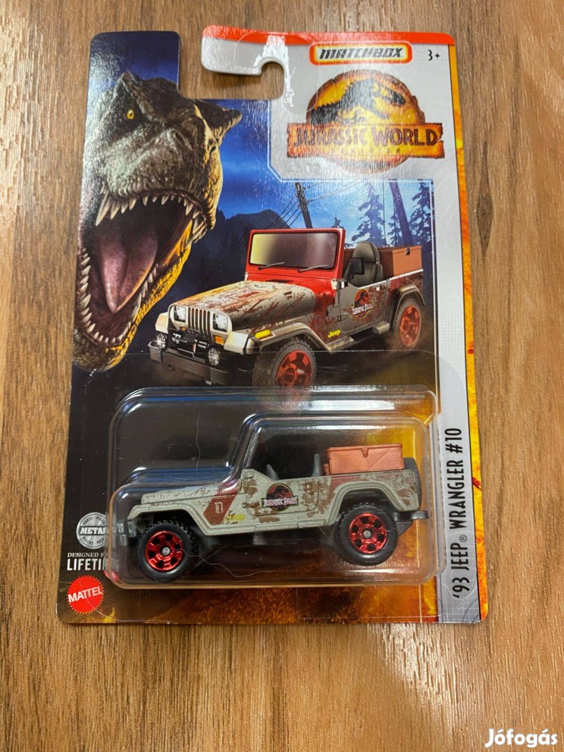 Matchbox '93 Jeep Wrangler #10 Jurassic world Hbh18