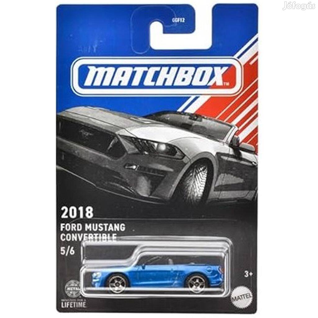 Matchbox: Ikonikus 2018 Ford Mustang Convertible kisautó - Mattel