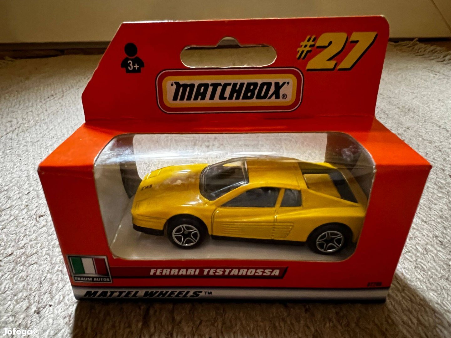 Matchbox - Ferrari Testarossa #27 - sárga