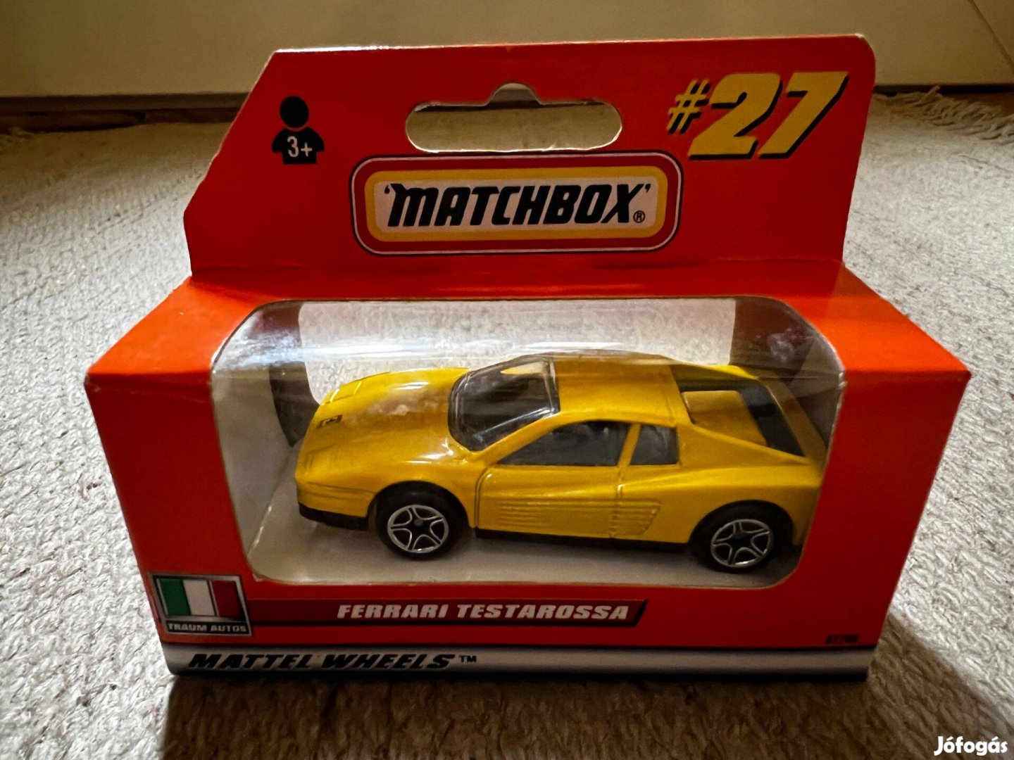 Matchbox - Ferrari Testarossa #27 - sárga