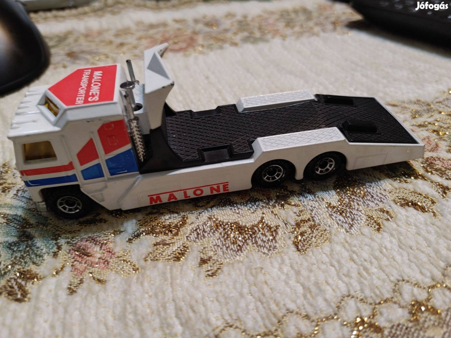 Matchbox camion Kenworth Cabover Racing transporter 1983