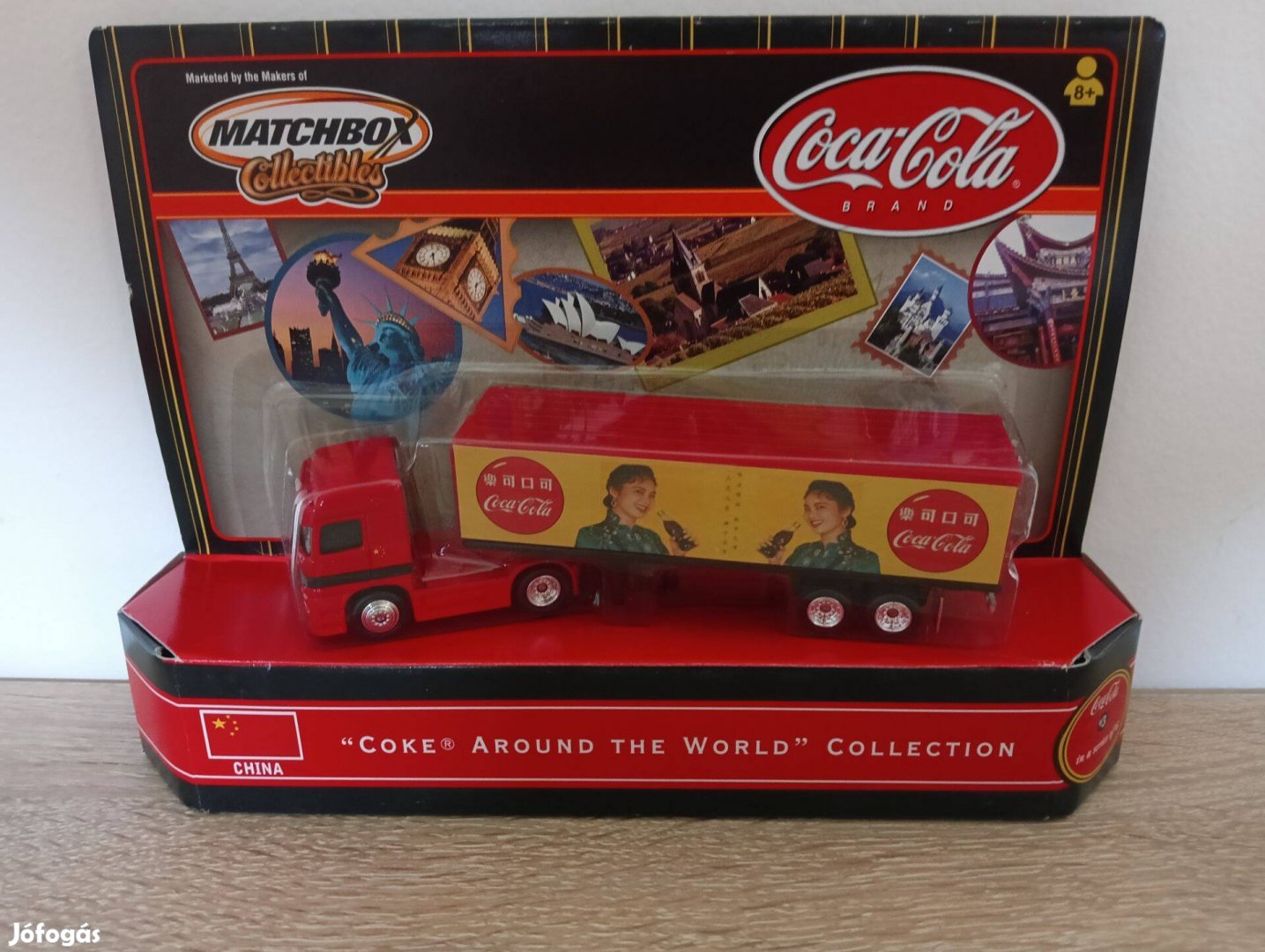 Matchbox collectible Coca Cola Coke around the world semi truck China
