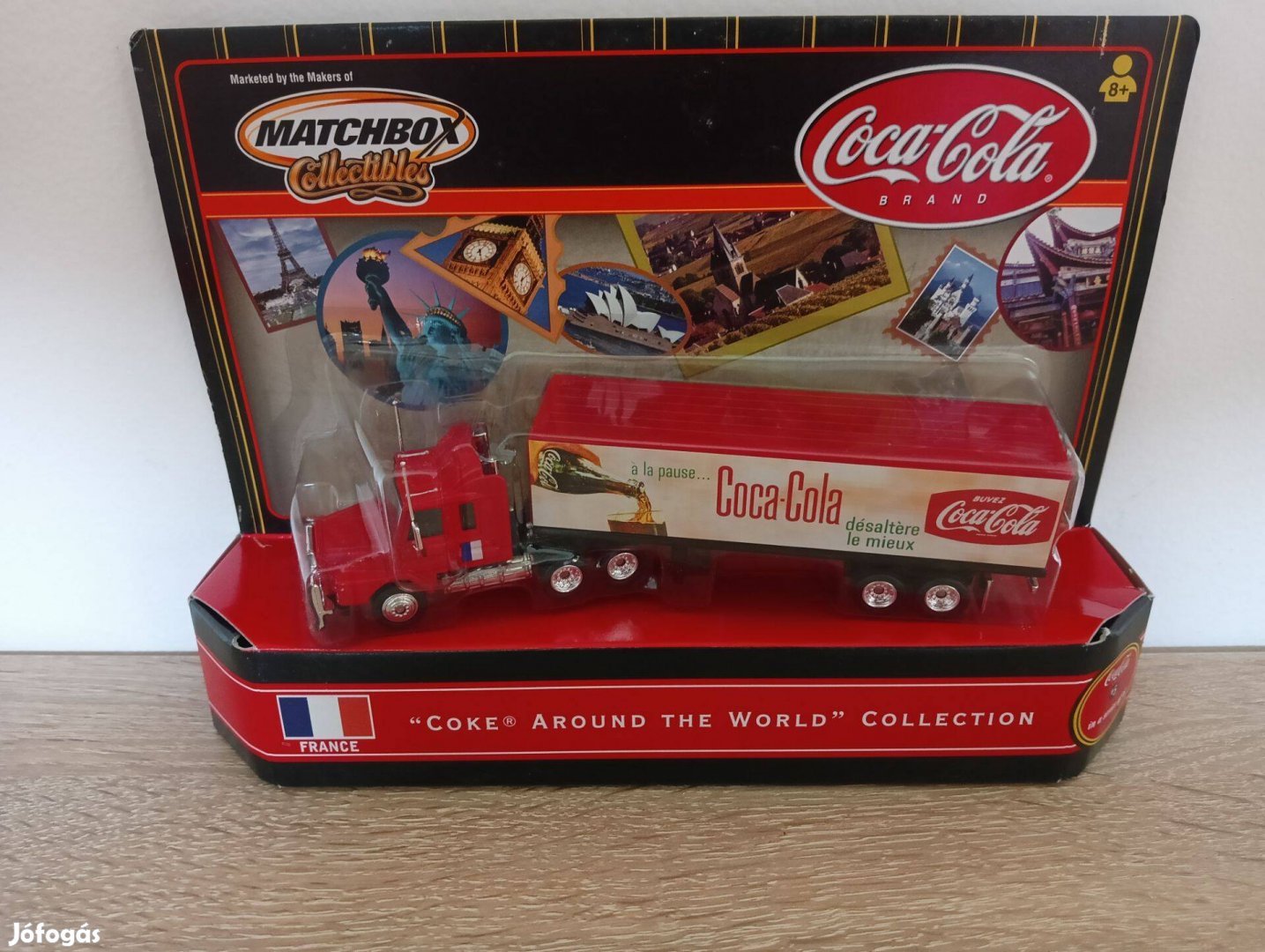 Matchbox collectible Coca Cola Coke around the world semi truck France