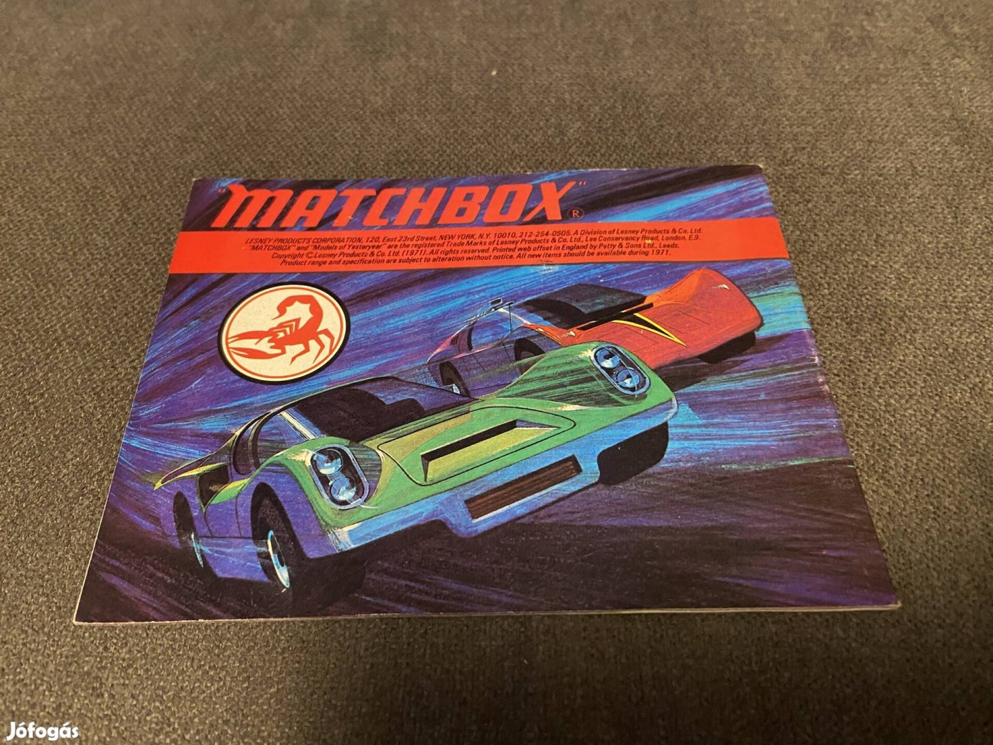 Matchbox katalógus 1971