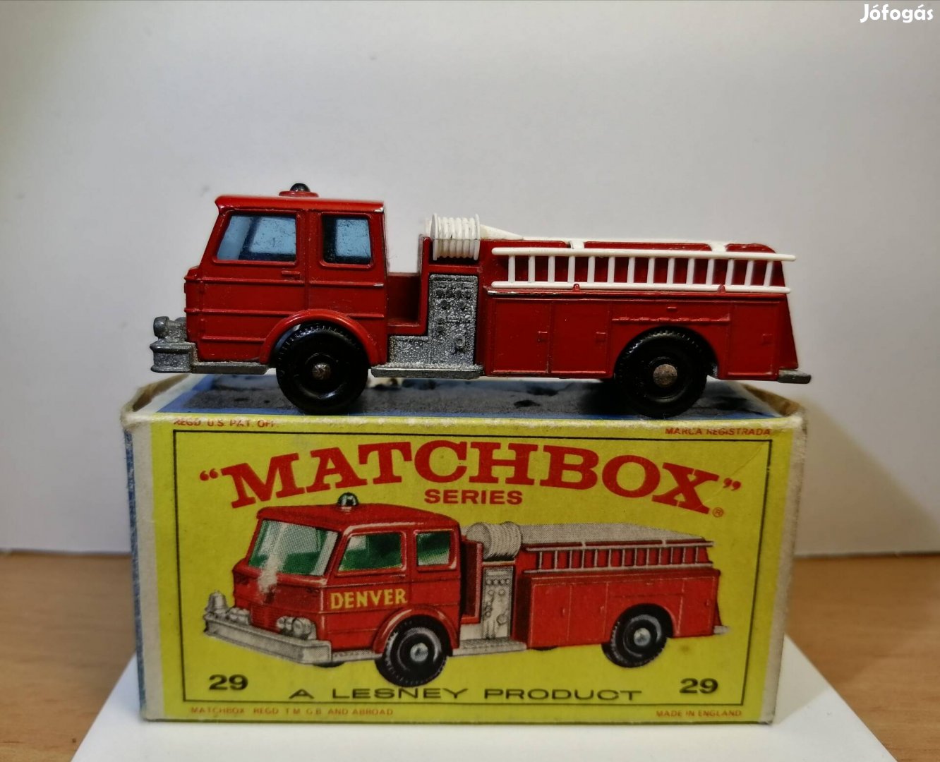 Matchbox tűzoltó autó 