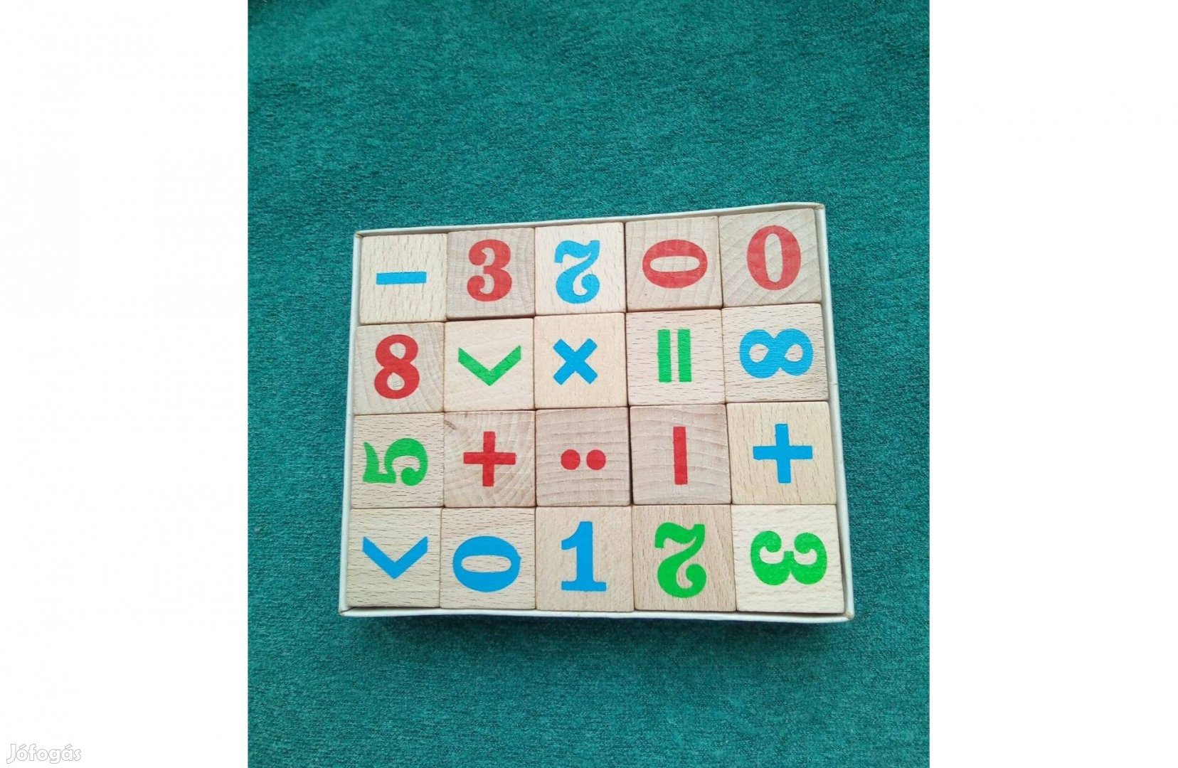 Matek fejlesztés fa kockával