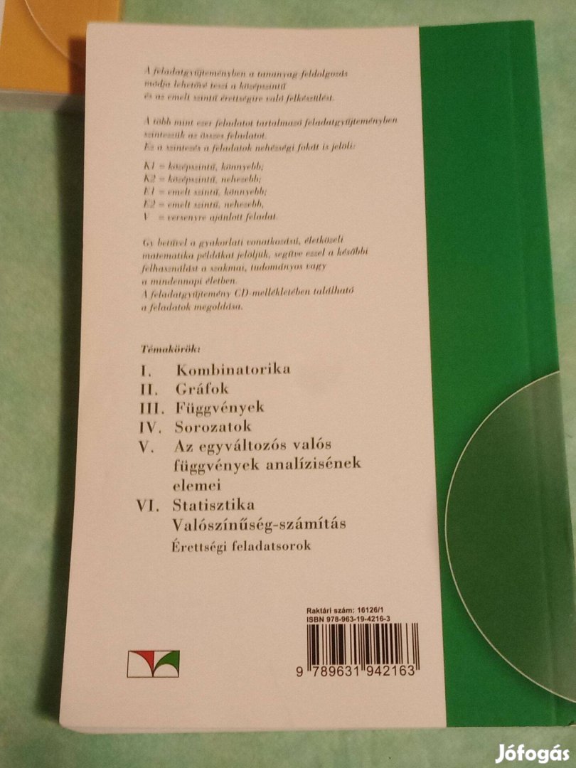 Matematika Gyakorló és érettségire felkészítő feladatgyűjtemény II