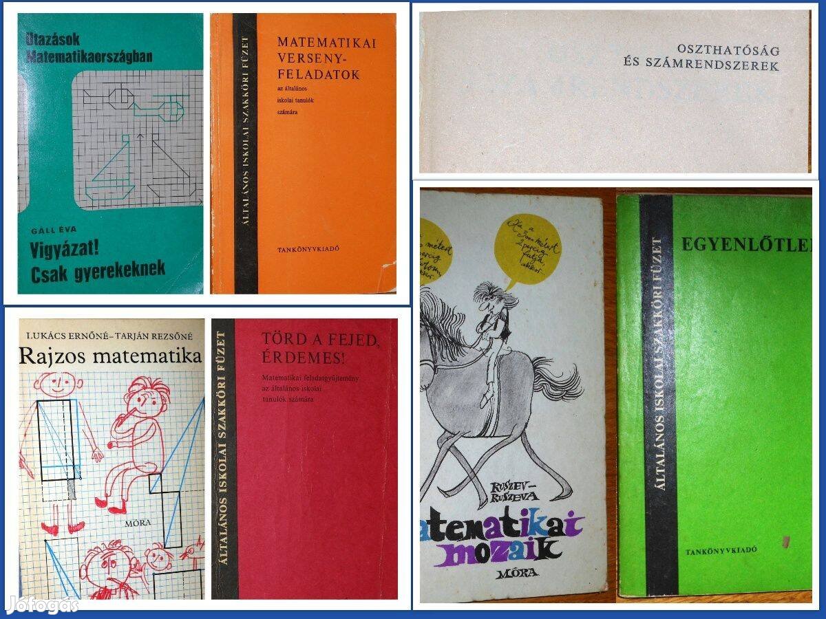 Matematika általános iskolás szinten- feladatgyűjtemények