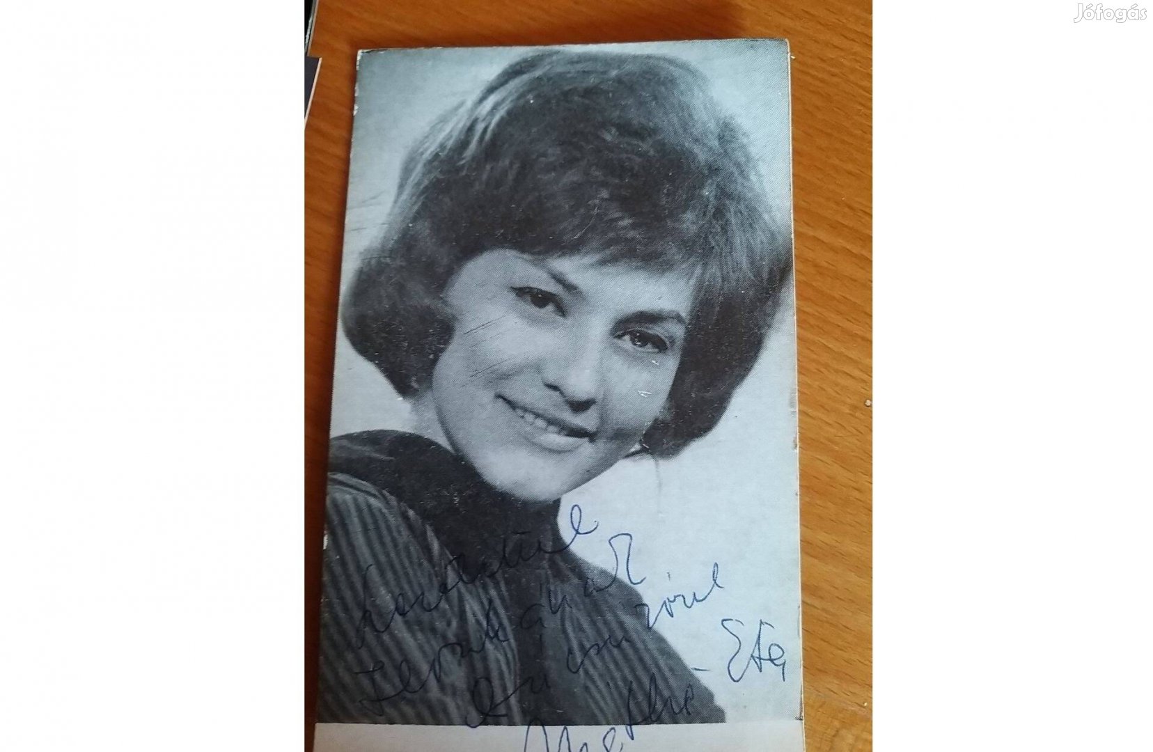 Máthé Eta dedikált fotója