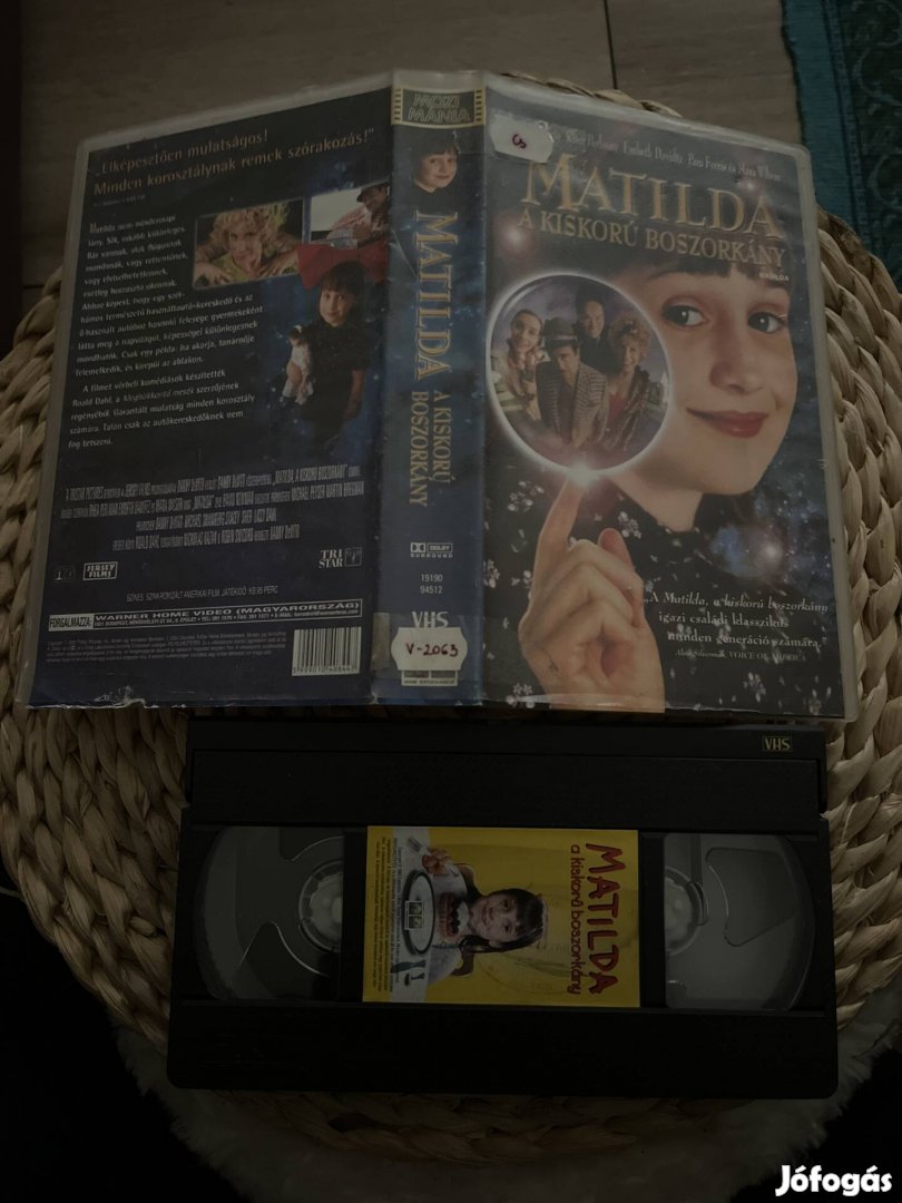 Matilda a kiskorú boszorkány vhs