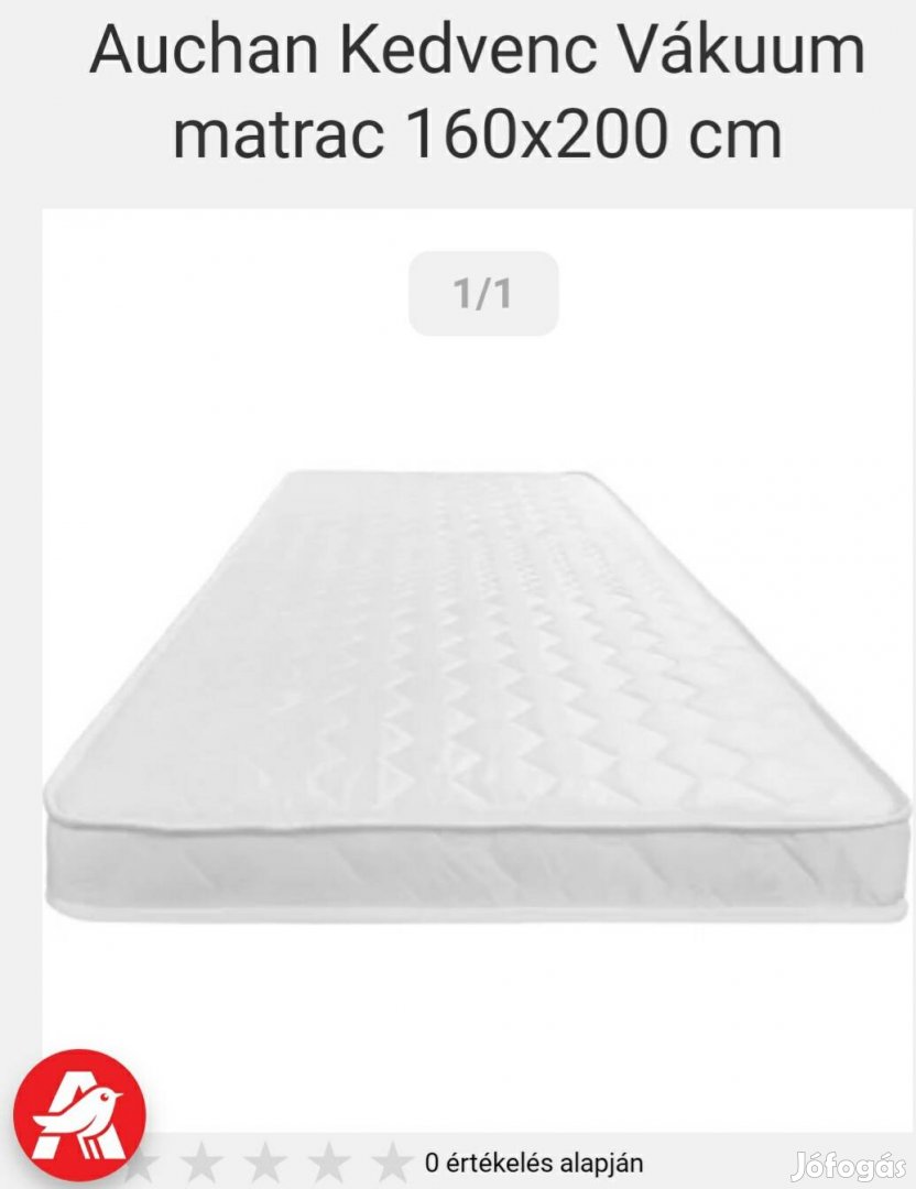 Matrac 160x200 Auchan kedvenc vákum matrac
